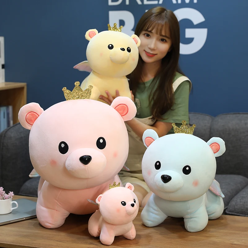 

New 25-60 CM Soft Kawaii Teddy bear Plush Toys Bear Dolls Cute Bear Stuffed Plush Toy Children Lovely Bear Toy For Kids Toys