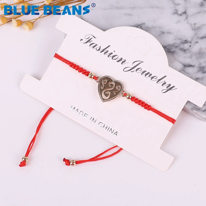 2019 плетеные браслеты простой браслет с сердцем для женщин дружбы пары вечерние