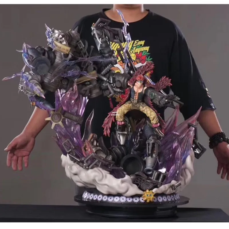 Статуэтка сплошного поколения Аниме злого 27 дюймов фигурка аниме Eustass для детей