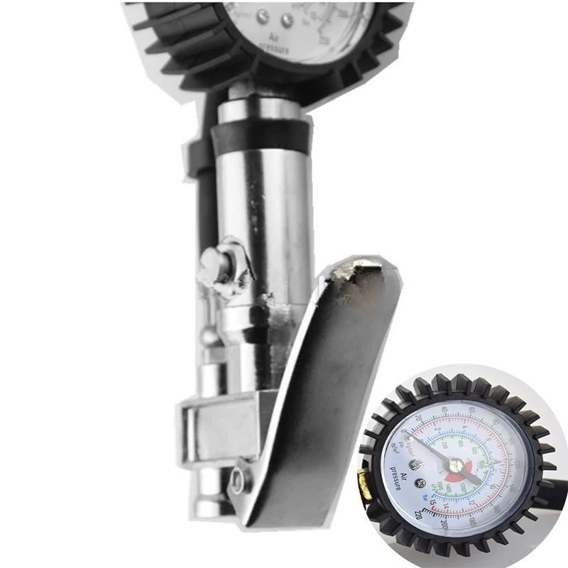 Воздушный шиномонтажный манометр насос двойной тестер давления воздуха для