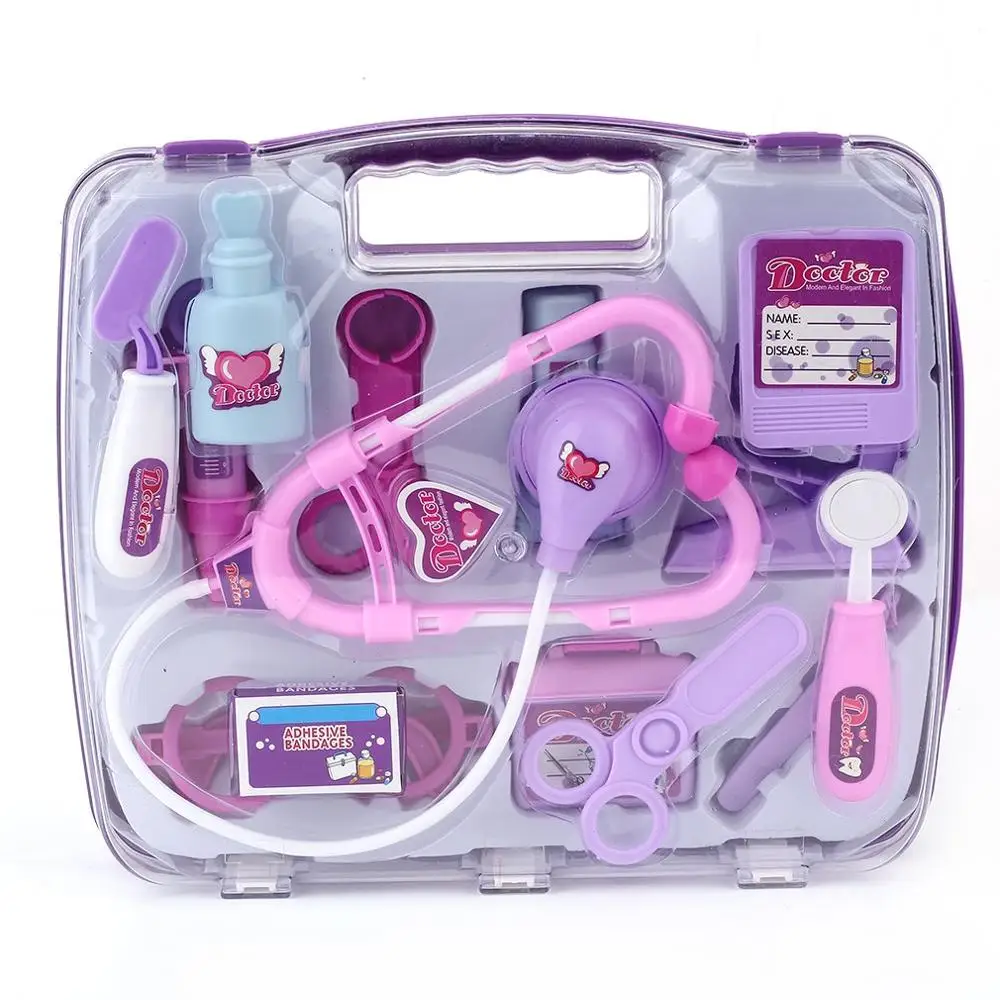 

New Kids Educational Pretend Doctor Case Toy Set Child Medical Kit Doctor Case Juguetes Nurse Roleplay Toy Set Gifts