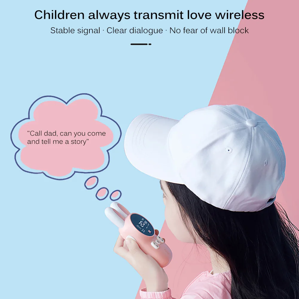 

Wireless Kids Walkie Talkie Toys Hand-Held Talk Parent-Child Educational Interactive Toys