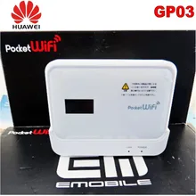 20pcs Original Unlocked Huawei GP03 3G Wifi Router 42mbps With SIM Card Slot Support USB Port WCDMA 900/2100MHZ-in Modem-Router