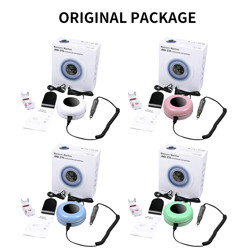 

Powerful 65W Electric Manicure Machine 35000RPM High Speed Handpiece for Nail Polish Remover Nail Art Tools All for manicure