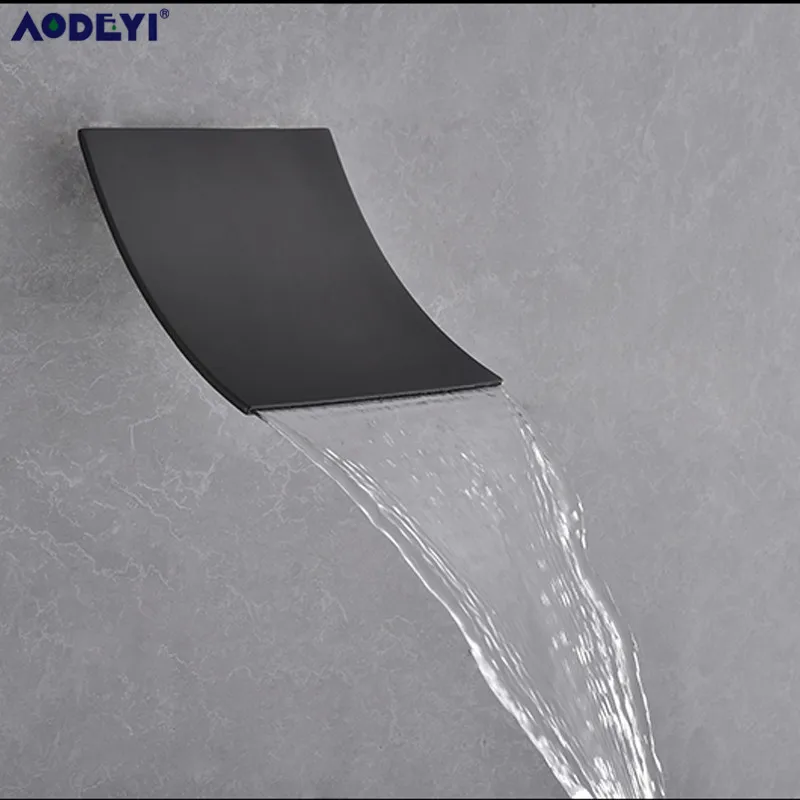 Латунный душевой набор с креплением Водопад для ванны смеситель 2 функциями