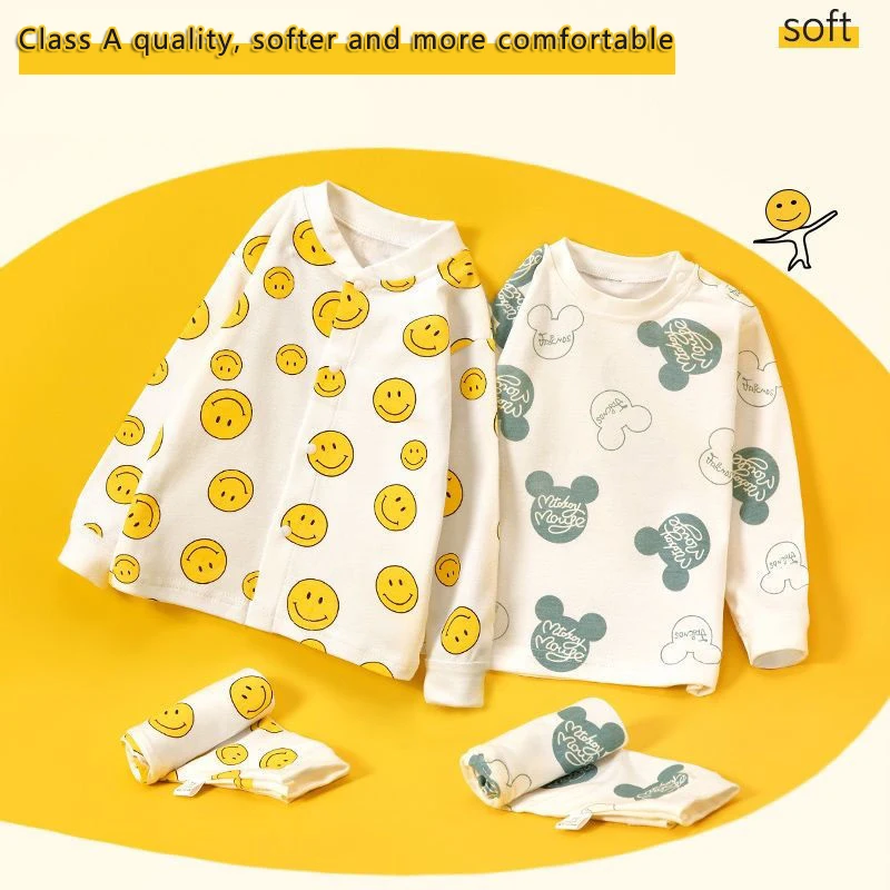 

Children Autumn Winter Clothes Kids Long-Sleeved Cotton Pajamas Clothing Set Boys Pajamas Sets Sleepwear Baby Pyjamas Suits