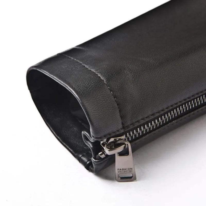 

Korean Slim Stand Collar Biker Genuine Leather Jacket Women Zippers Fashion Short Sheepskin Moto Coats Female Autumn Outerwear