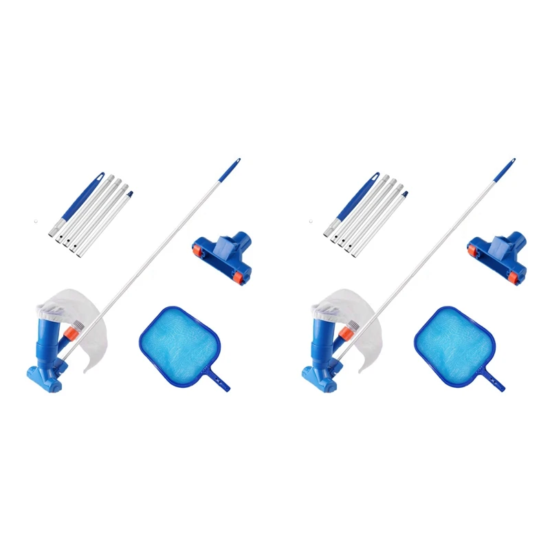 

Swimming Pool Leaf Net Suction Head Cleaning Tool Accessories Swimming Pool Suction Head Cleaning Net Set