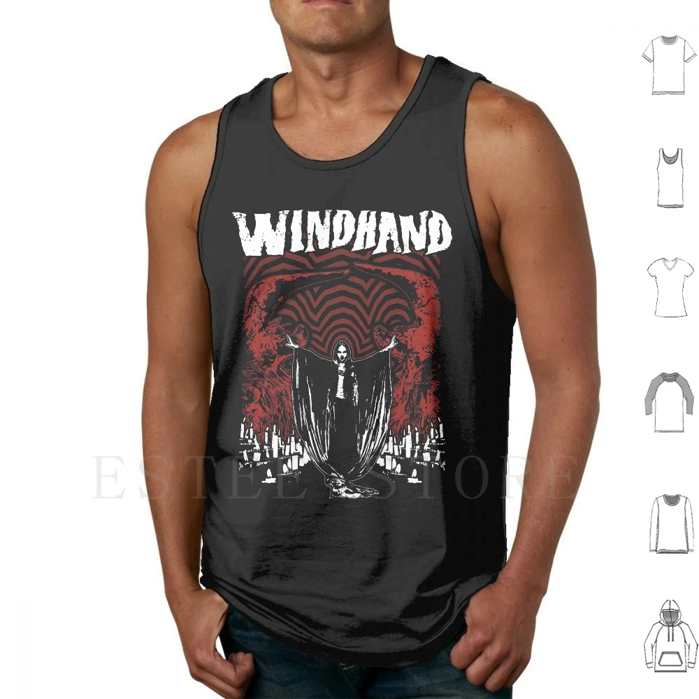 

Майки Windhand, жилет без рукавов, Windhand Stoner Doom, тяжелый электрический волшебник