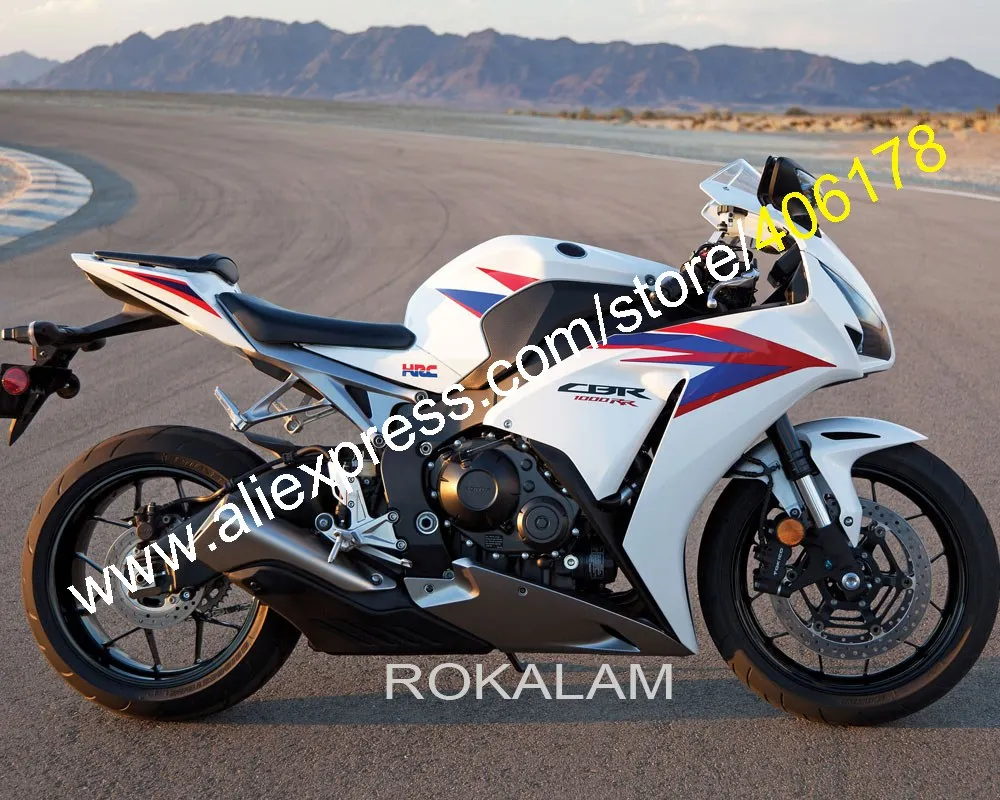 Белые Обтекатели для мотоциклов Honda CBR1000 RR CBR1000RR Fireblade 2012 2013 2014 2015 2016 (литьё под