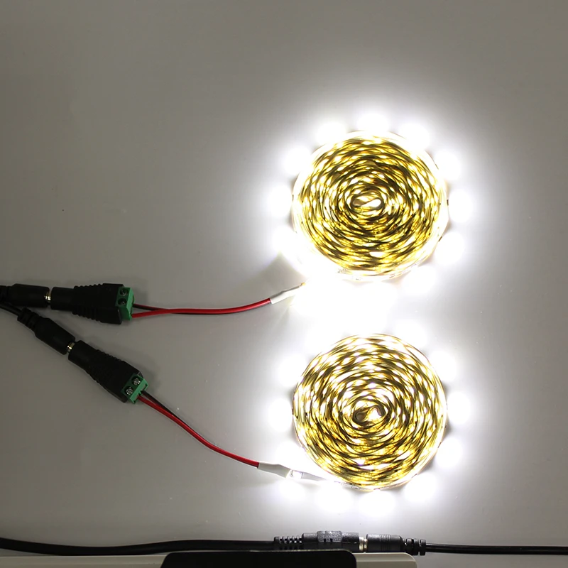 Светодиодная светильник та 2835RGB 12 В теплая белая красная синяя Диодная лента 5