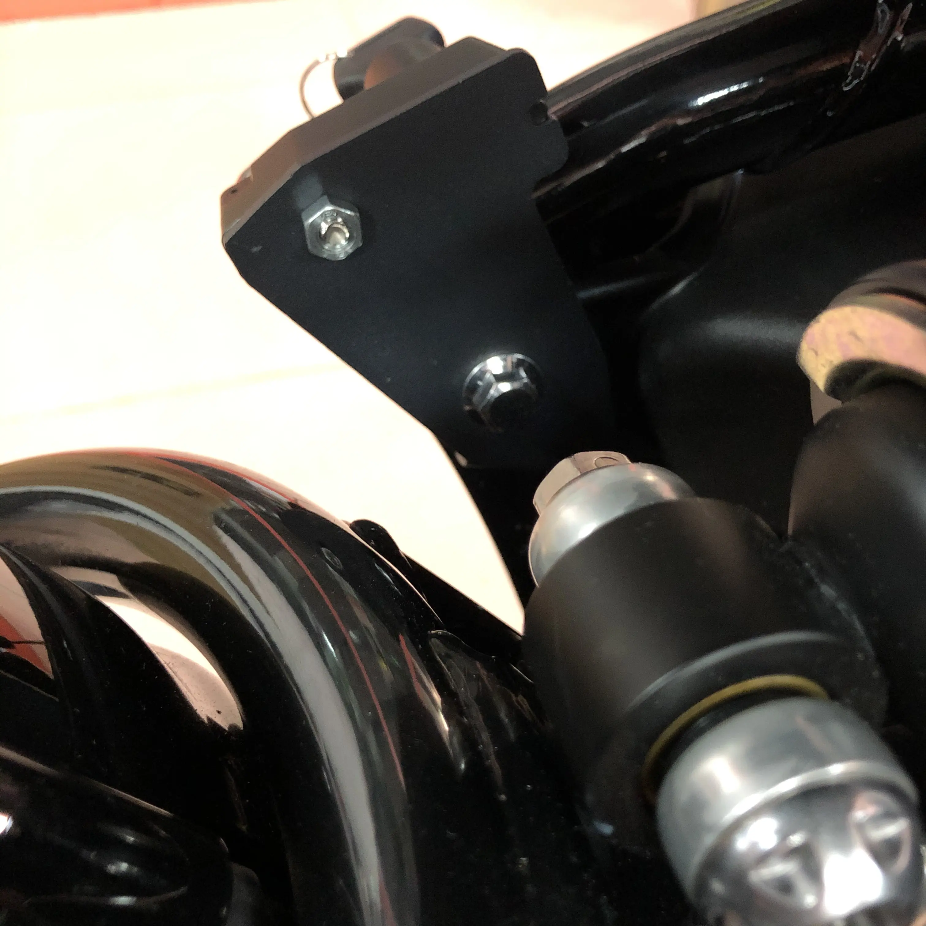 

Motorcycle Helmet Lock Key Padlock Accessories Hanger Hook 2 Keys For Triumph triumph Bonneville bobber black 2016-2019