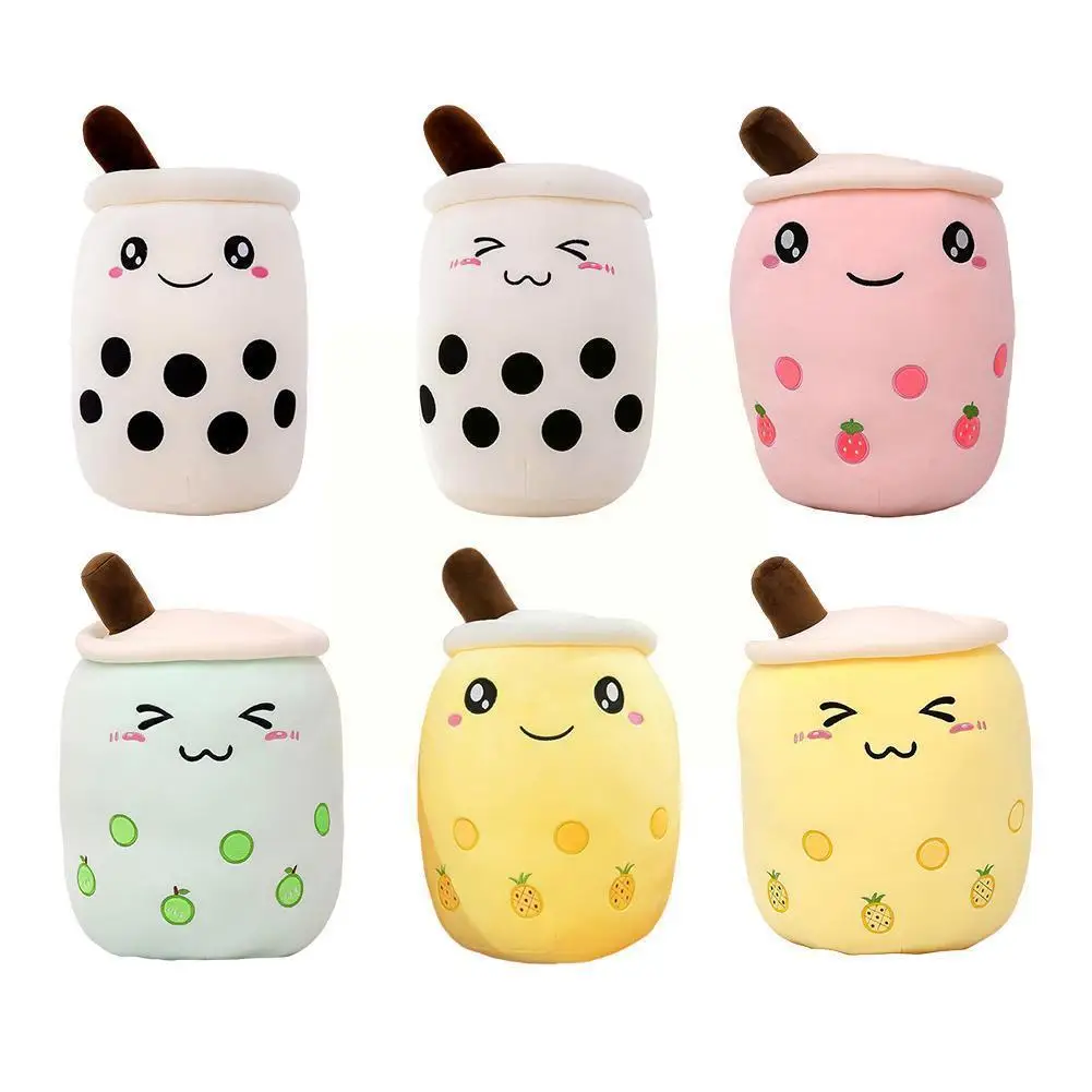 

Мягкая кукла с молочным чаем, мягкая еда Boba, реалистичный пузырь, чай, чашка с фруктами, подушка, игрушка для девочки, чай, детская подушка, по...