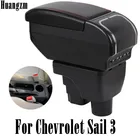 Контейнер для хранения центральной консоли для Chevrolet Sail 3, подлокотник, двухслойная пепельница 9, зарядка через USB, аксессуары для украшения автомобиля