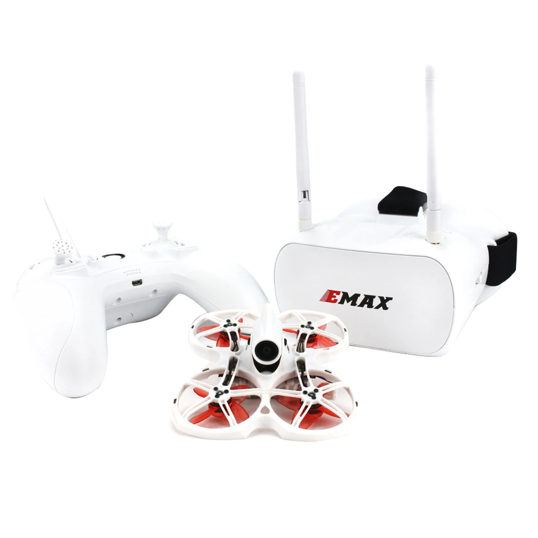

Emax Tinyhawk II RTF Kit RC Quadcopter FPV Racing Drone F4 5A 16000KV RunCam Nano2 700TVL 37CH 25-200mW VTX 1S-2S With Goggle