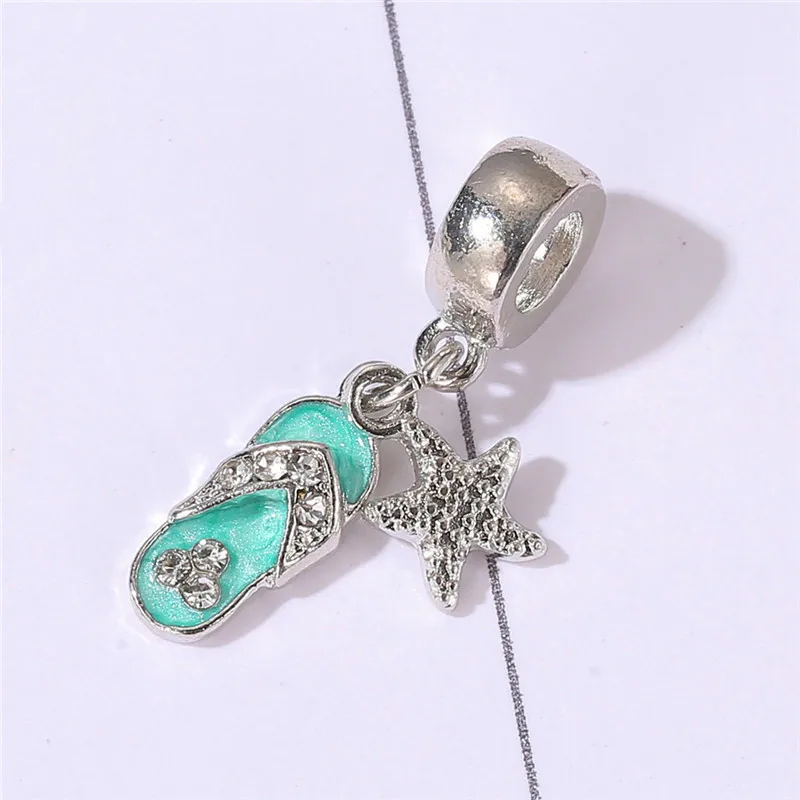 1 шт. новый дельфин Серия океан черепаха Акула лодка Очаровательная подвеска из