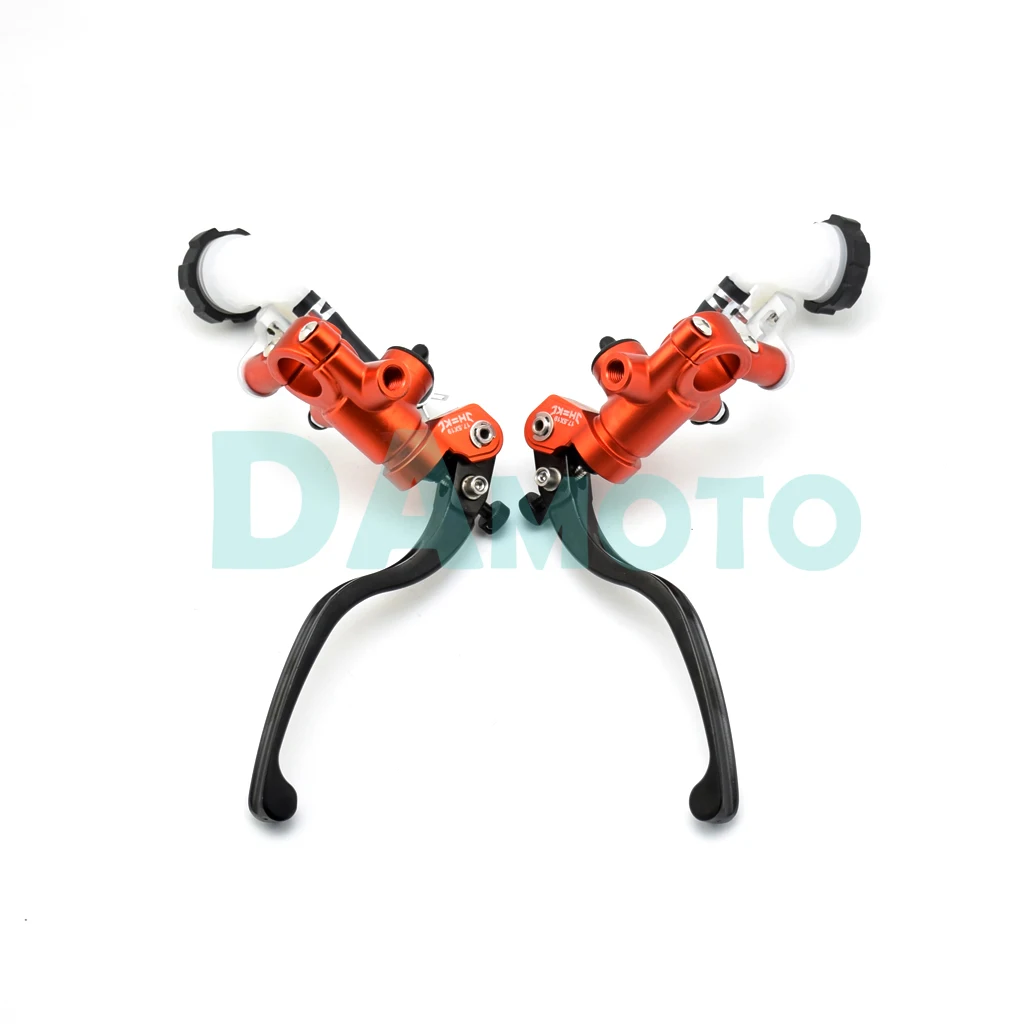 Универсальный Оранжевый Гидравлический Тормозной Рычаг Сцепления Мотоцикла
