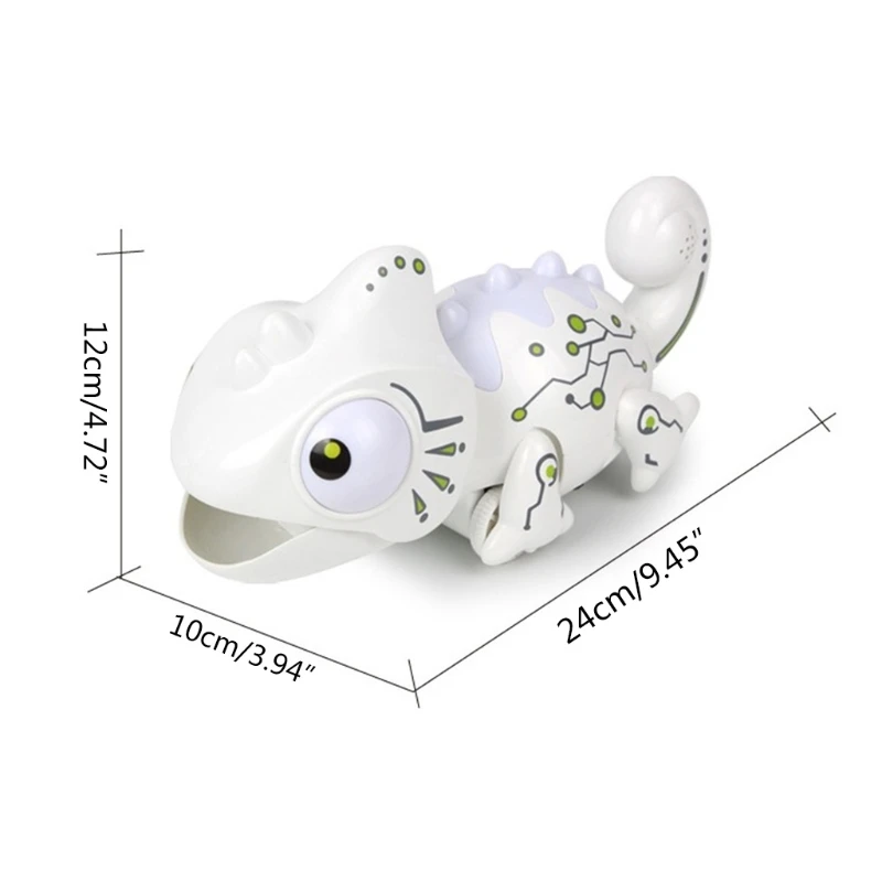 

H55B Vividly Hunting Electronic Remote Control Early Education Simulation Lizard Essential Toys for Playing /Learning