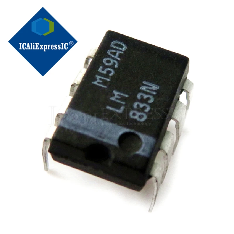 

100 шт. LM833N LM833 DIP8 DIP в наличии