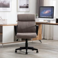 home office chair spring cushion mid back executive desk fabric chair with pp arms leather 360 swivel task chair