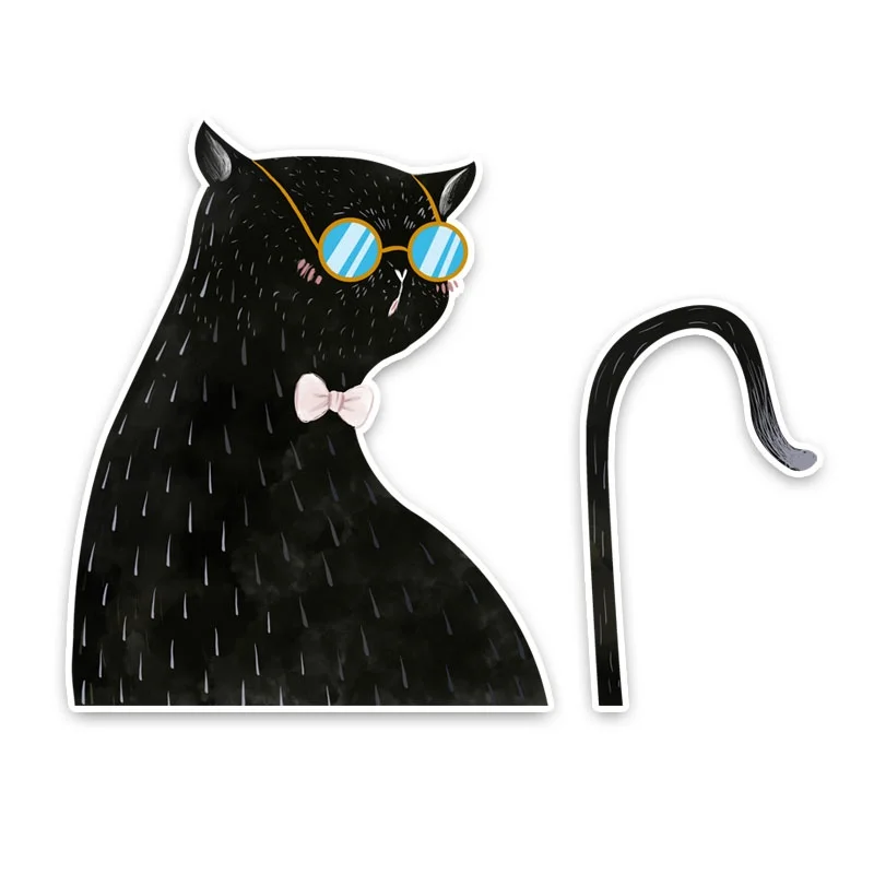 

Мультяшные Модные животные кошка графическая наклейка на автомобиль наклейка ПВХ автомобильное Украшение Наклейка JDM Автомобильная накле...