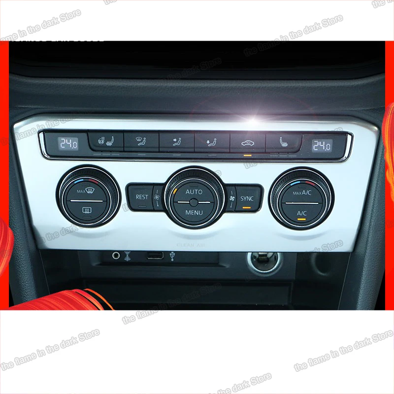 Lsrtw2017 панель кондиционера для автомобиля из нержавеющей стали планки Volkswagen Tiguan Vw