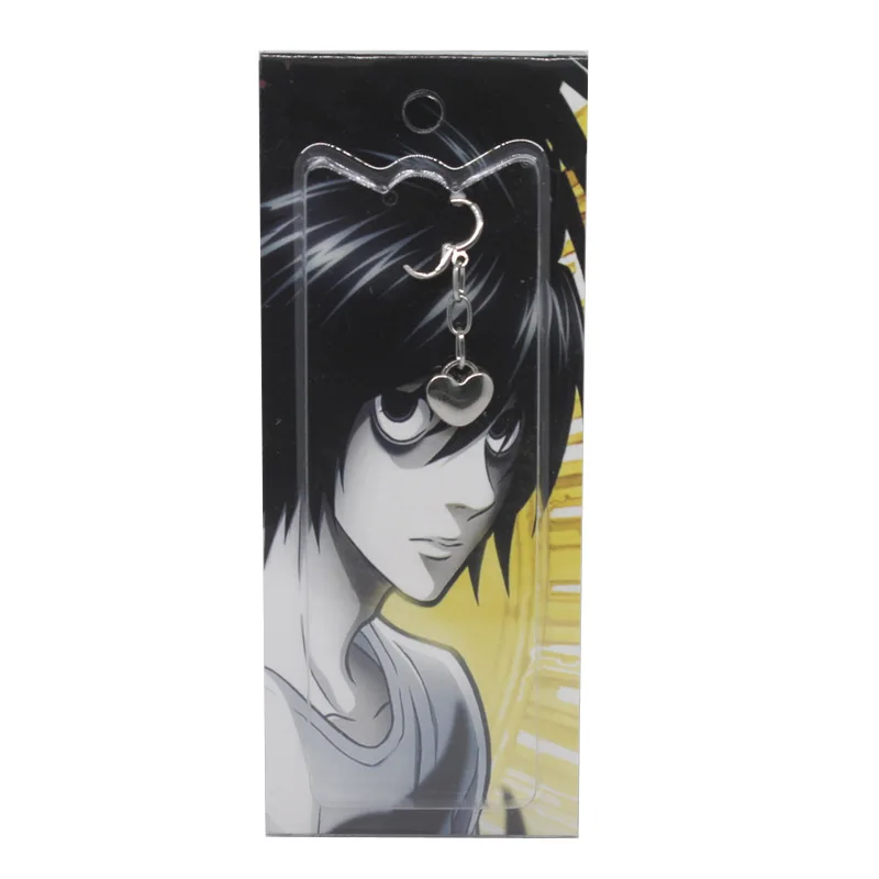 Висячие серьги Death Note женские в форме сердца высокого качества для косплея