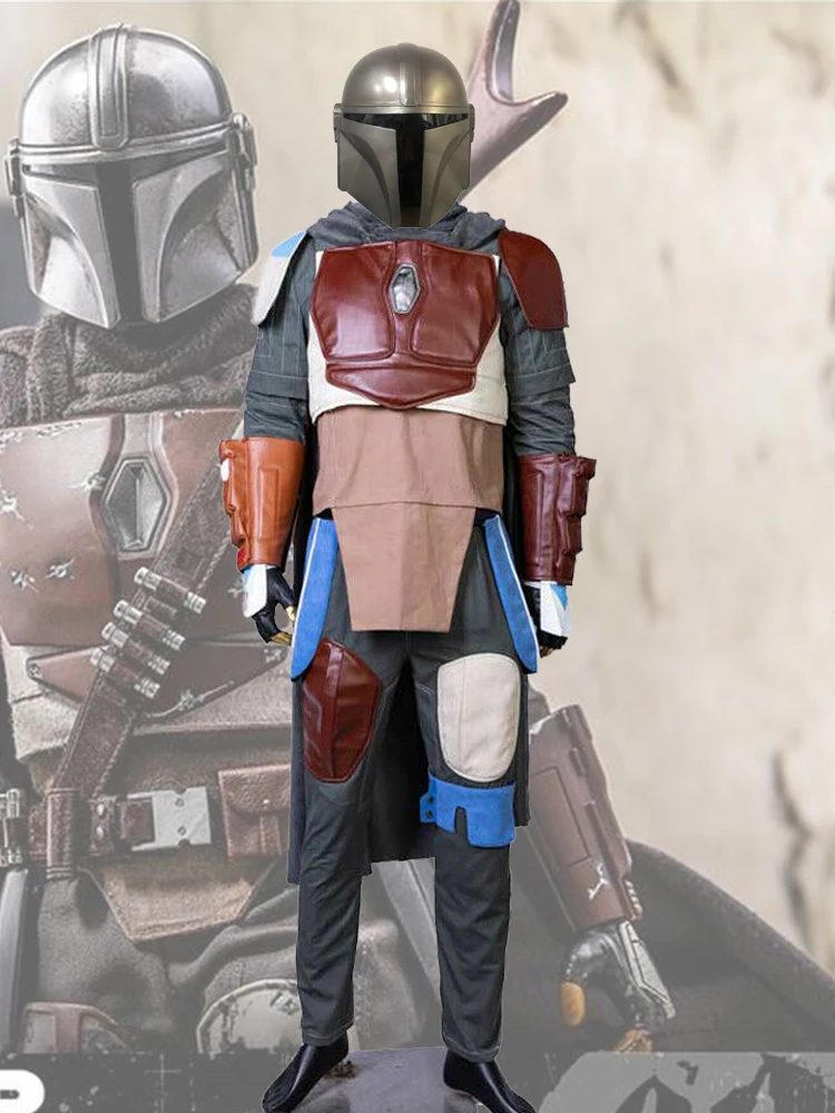Xcoser мандалорский костюм косплей костюм со шлемом полный комплект костюм Хэллоуин Copslay вечерние платья для мужчин Высокое качество
