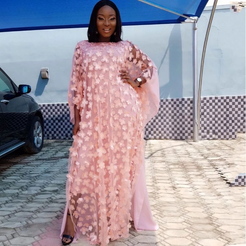 Шифоновые вечерние женские длинные платья в африканском стиле повседневное