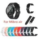 Ремешок для часов Xiaomi Xiaoxun Mibro-Air 20 мм, клетчатый Элегантный силиконовый ремешок, модный силиконовый сменный ремешок для часов, ремешок на запястье