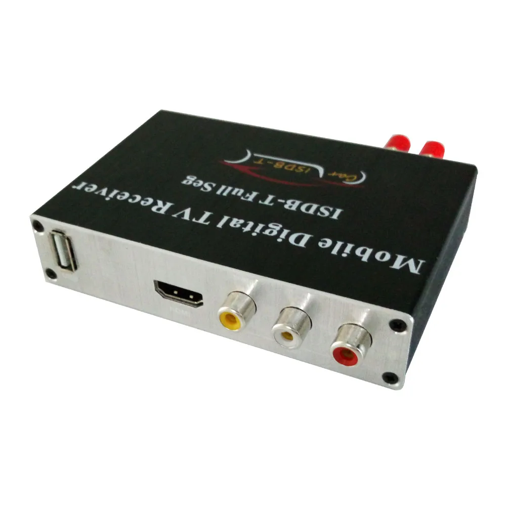 HD Автомобильный цифровой ТВ приемник Full Seg с двойным тюнером для Бразилии Чили