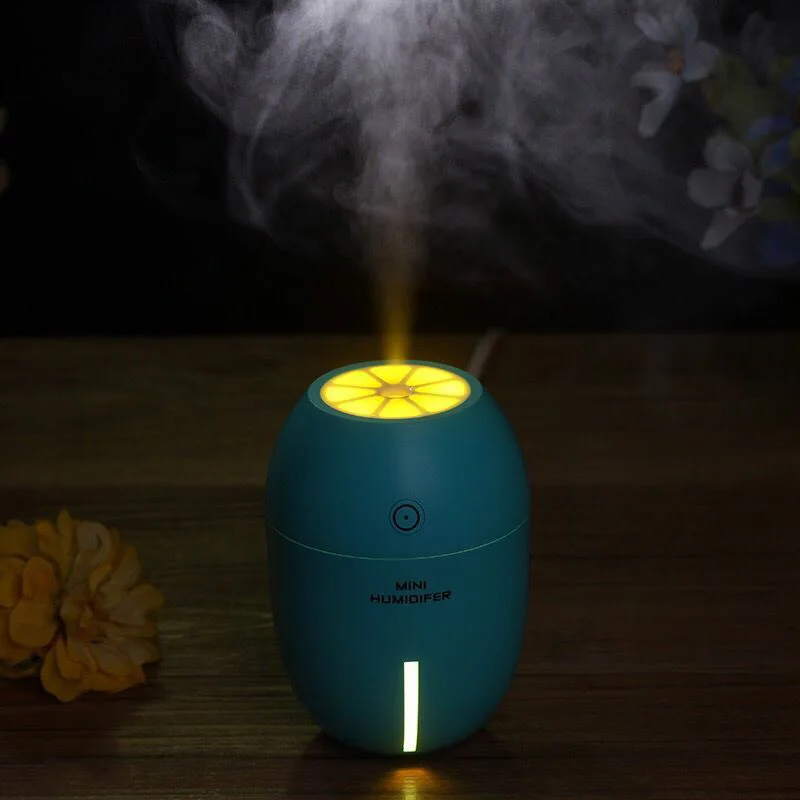 

Mini Usb Tafellamp Led Kids Nachtlampje Met 180Ml Air Humidfier Citroen Aromatherapie Diffuser Voor Thuis Met Lucht purifier