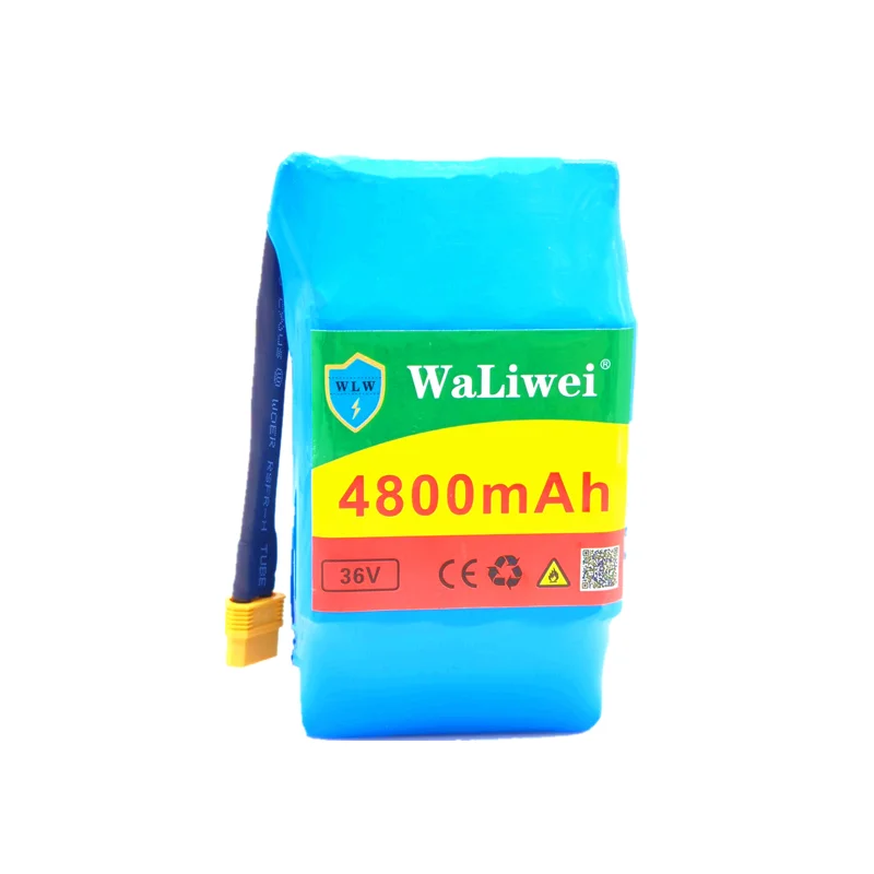 36V4.8Ah перезаряжаемый литий-ионный аккумулятор 4800mAh для электрического