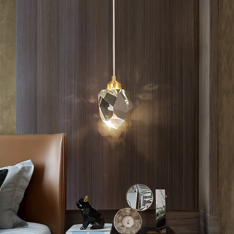 Современные светодиодные хрустальные настенные светильники скандинавский