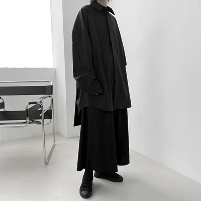 Женская мешковатая куртка с длинным рукавом и оборками | одежда