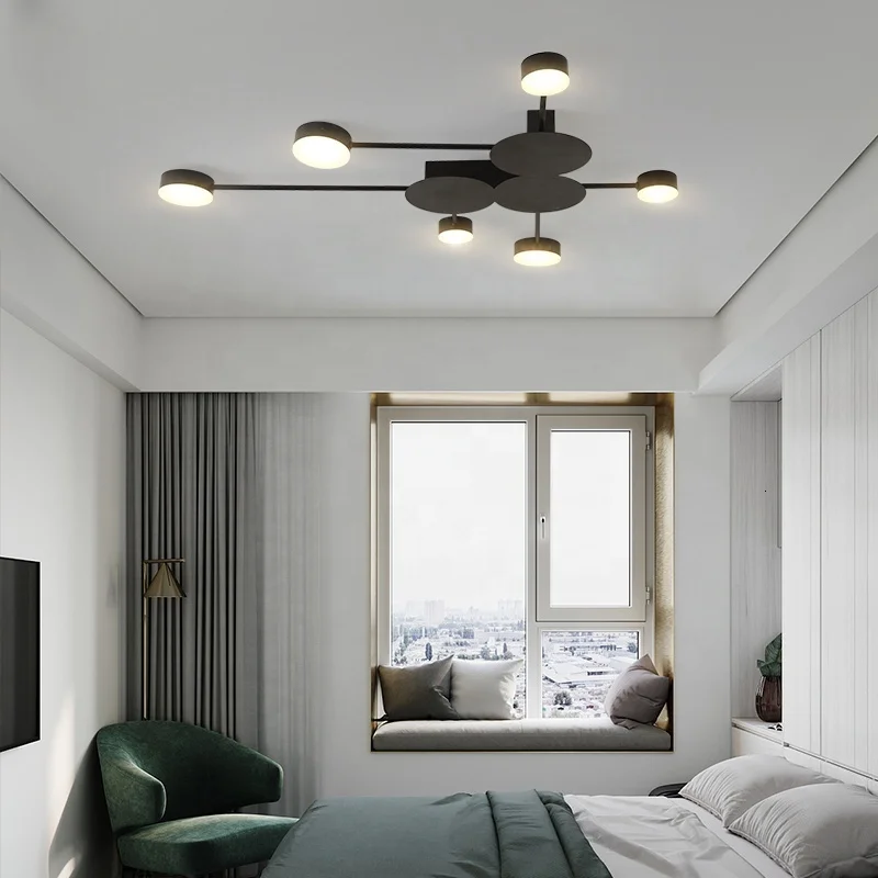 New Design Simple Modern Led Ceiling Lamp Living Room Surface Chandelier For Home Overhead Lights | Лампы и освещение