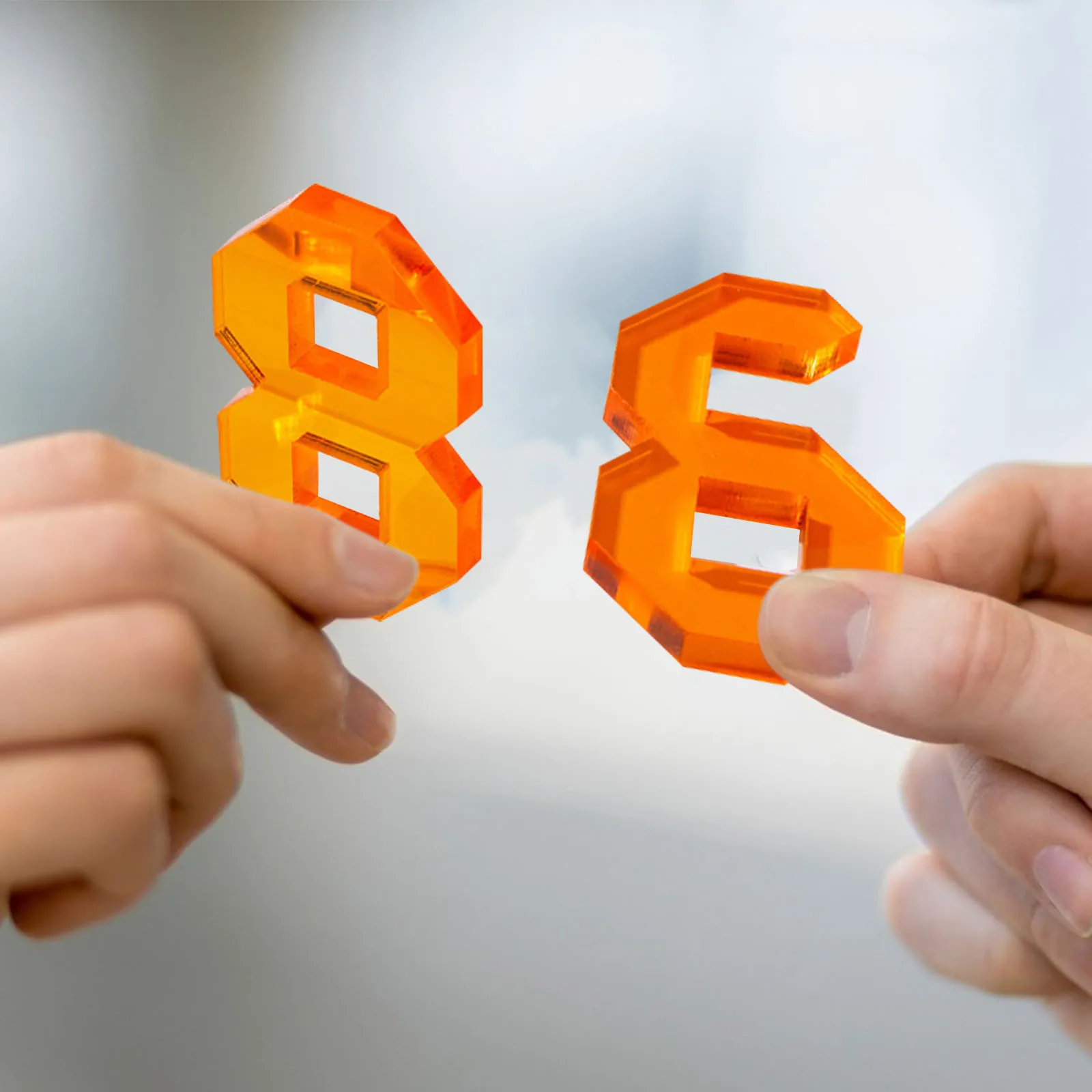 Прозрачный акриловый пазл с высокой степенью сложности неправильной формы для