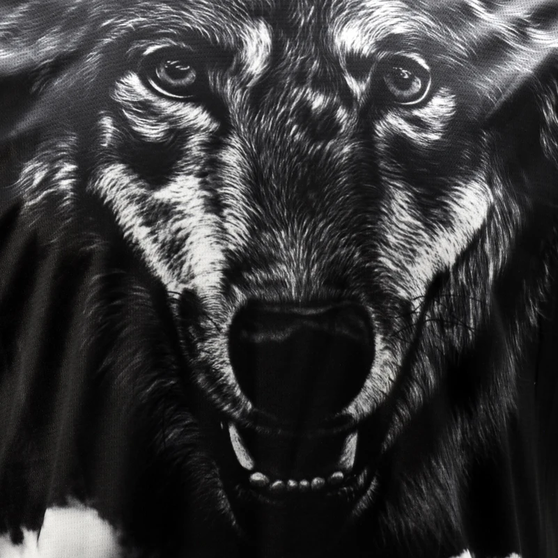 

Hot Sale MTB black Wolf Men's Short Sleeve Cycling Jersey Mountain Bike Shirt Quick Drying T-Shirt