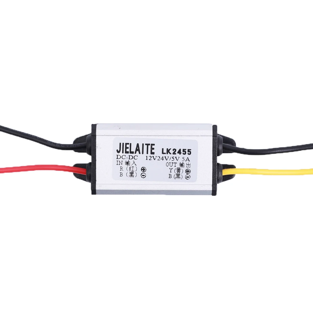 Buck Conveter Напряжение DC 12 В 24 до 5 5A 25 Вт Шаг вниз Питание модуль IP68