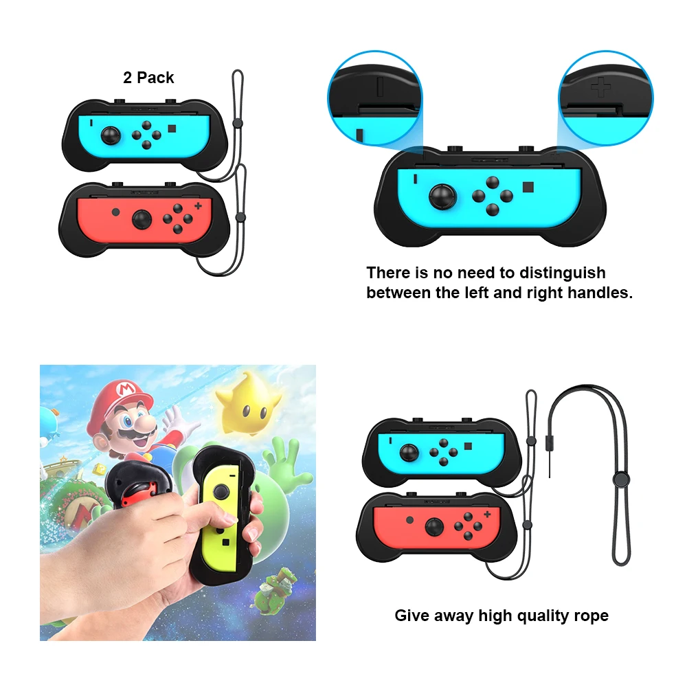 10 в 1 комплект управления движением для Nintendo Switch гольф-клубов рукоятка ремешок