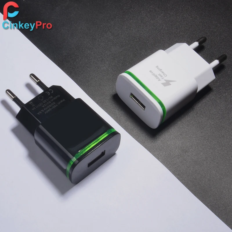 CinkeyPro USB зарядное устройство Quick Charge 3,0 Быстрая зарядка светодиодный светильник для samsung iPhone iPad настенный адаптер для мобильного телефона