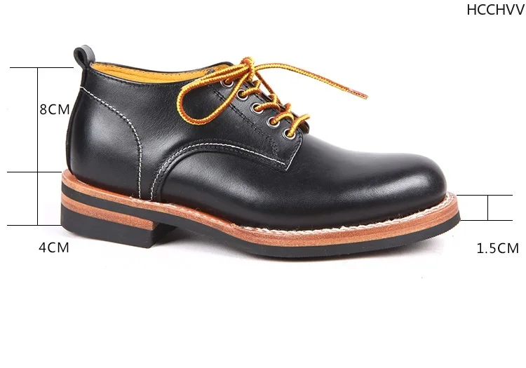 Винтажные кожаные мужские туфли Goodyear-Welted летние классические роскошные для