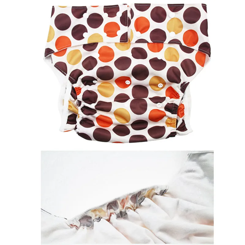 1Set Adult Cloth Diaper Washable Breathable Adjustable Pocket Reusable Animal Diapers Mat Waterproof | Красота и здоровье