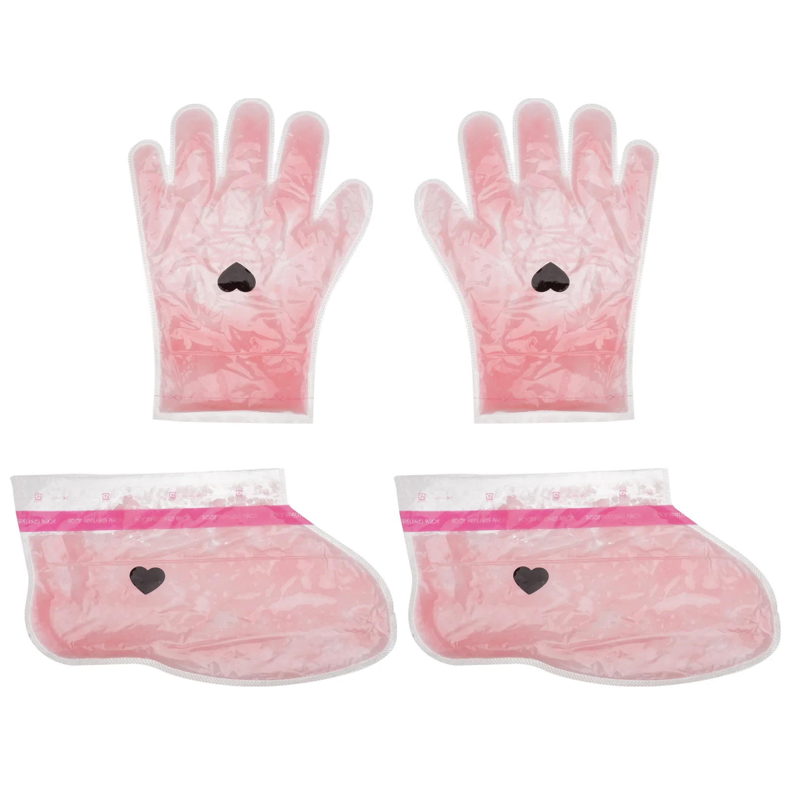 

2 Pairs of Hand Care Foot Care SPA Moisturizing Accessory Foot Hand Covers