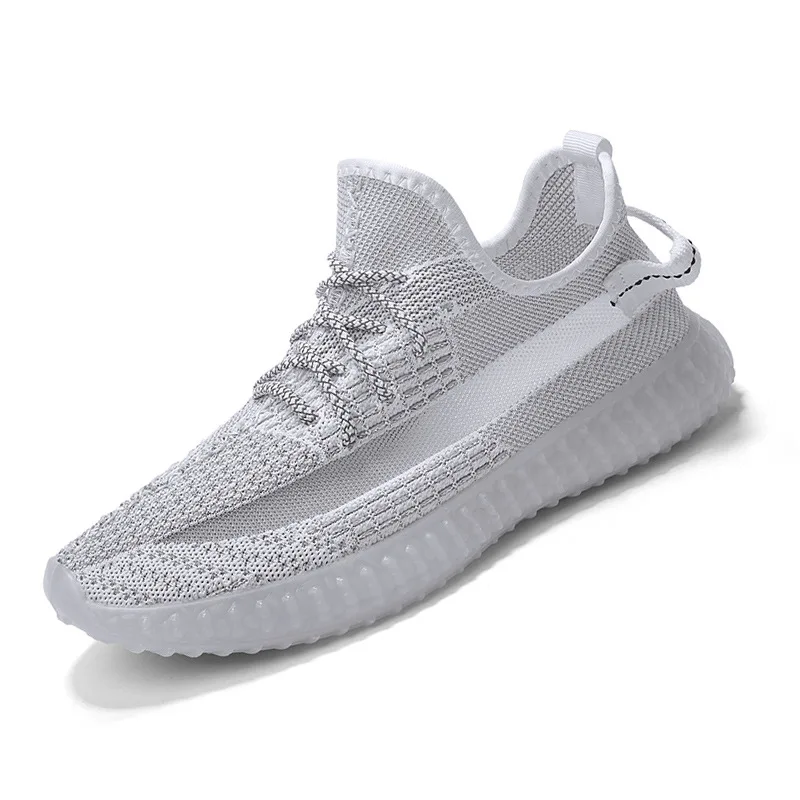 Men Casual Shoes Sports Coconut Fall 2020 New Fashion Trend Front With Reflective Running Breathable Platform Sneakers | Обувь