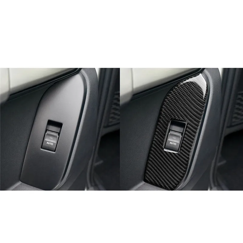 Подходит для Toyota Land Cruiser Prado 2010- автомобильные аксессуары стеклоподъемная панель декоративная Автомобильная наклейка из углеродного волокна