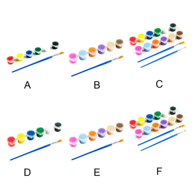Набор красок из акрила 6/12 цветов | Дом и сад