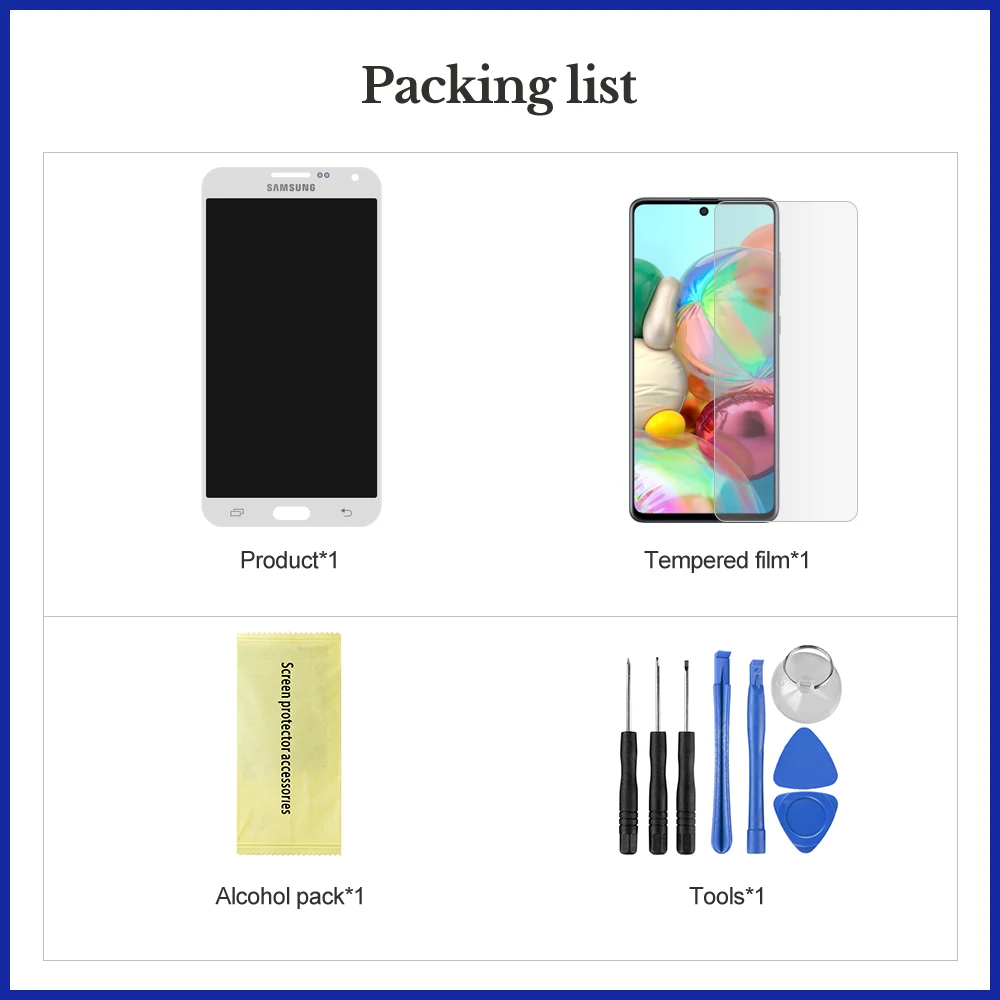 ЖК дисплей AMOLED для SAMSUNG E7 сенсорный экран Galaxy E700 E700F E7000 E7009 5 дюйма дигитайзер в