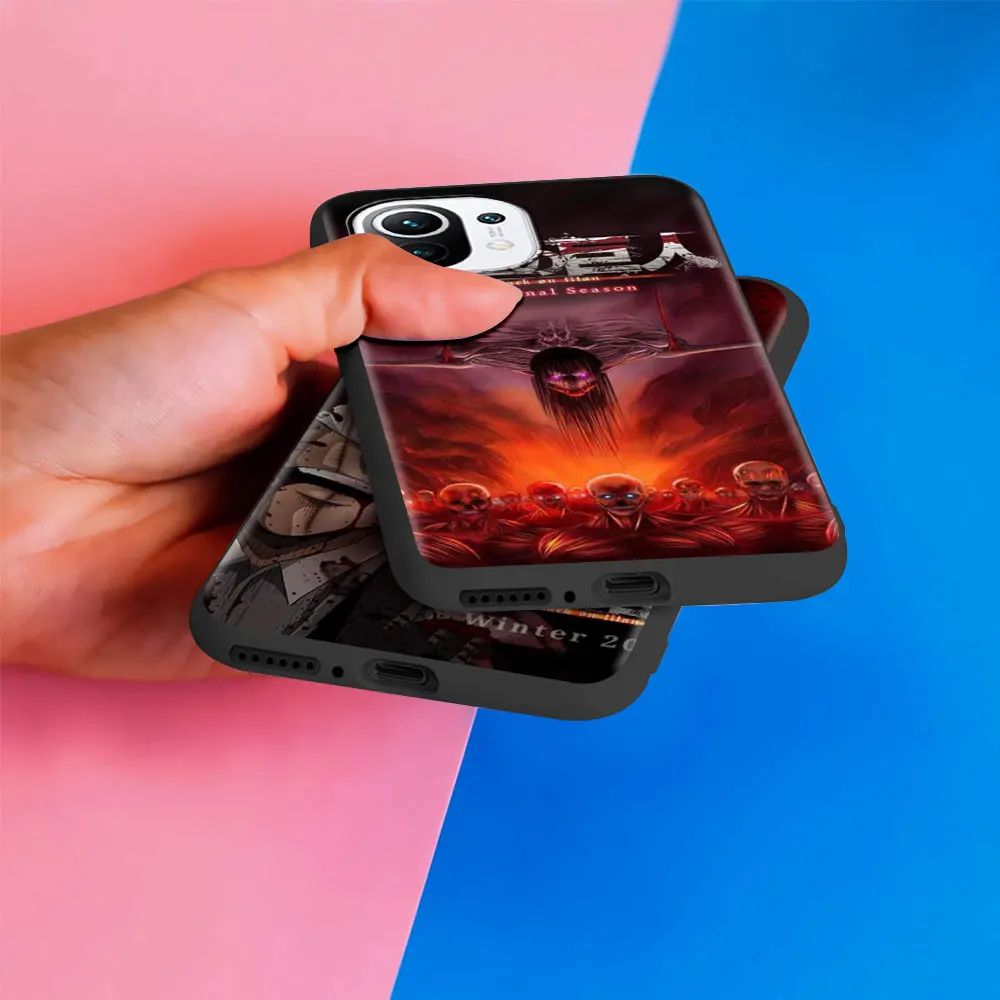 

Soft Case For Xiaomi Mi Poco M3 X3 NFC 9T 10T Pro 5G Phone Cover For Redmi Note 9S 9 8 8T 9C 9A Capa Attack On Titan NEW Comie