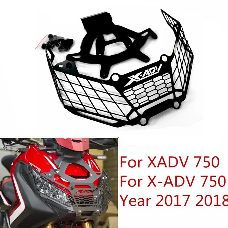

Modification Headlight Grille Guard Cover Protector for Honda X-Adv 750 X Adv 750 X-Adv 750 X Adv X-Adv 750 17-18 Black
